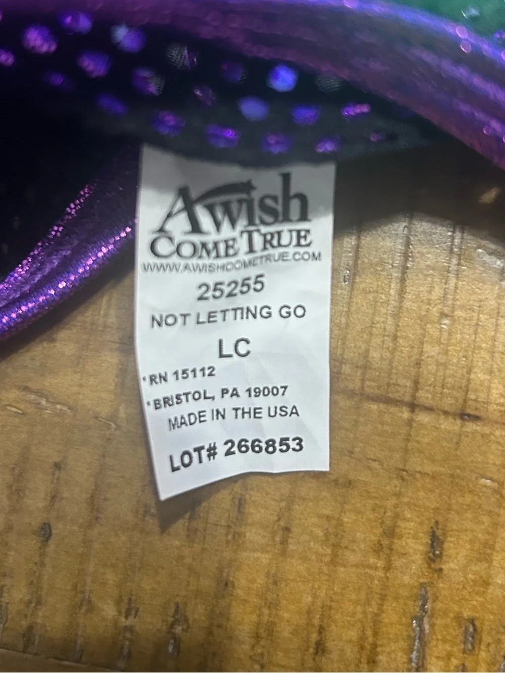 A Wish Come True Purple Dance Jazz Hip Hop Tap Costime